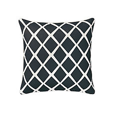 geometric accent pillow