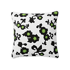floral accent pillow