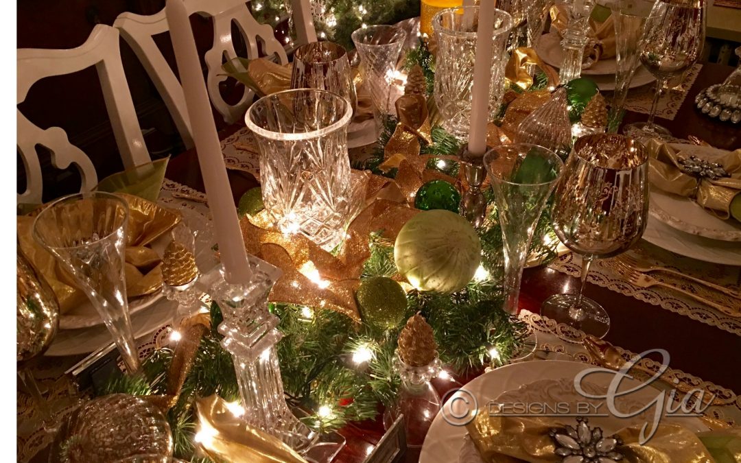 10 Tips For Designing The Perfect Holiday Table- Tip #9 Glassware