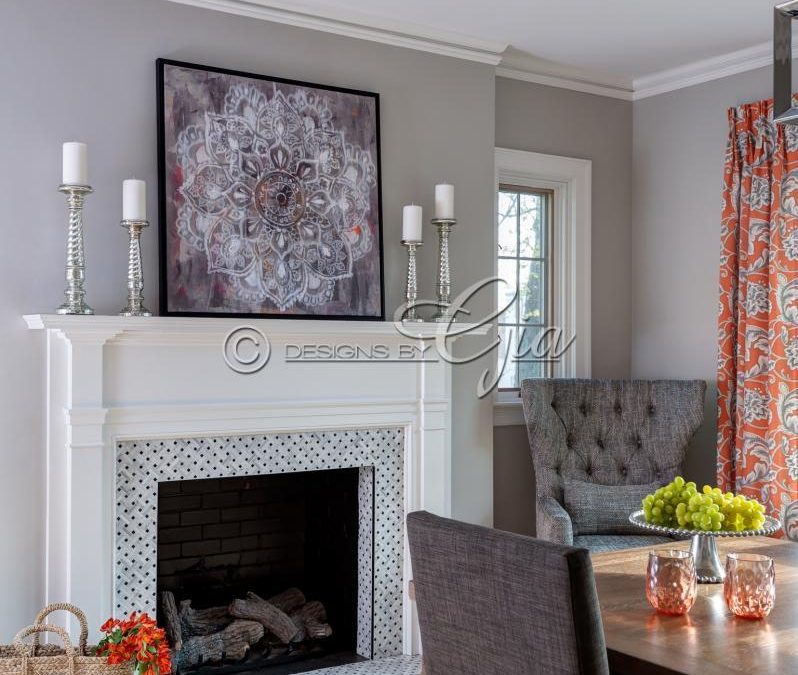 Fireplace Update- One of Our Recent Design and Renovation Projects