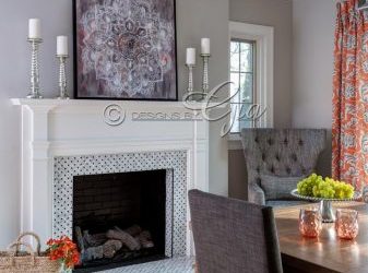 Fireplace Update- One of Our Recent Design and Renovation Projects