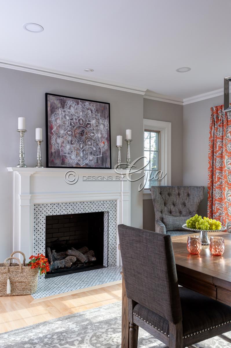 Fireplace Update- One of Our Recent Design and Renovation Projects