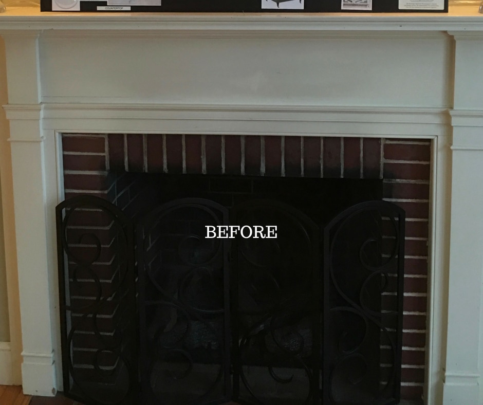 Fireplace Update- One of Our Recent Design and Renovation Projects