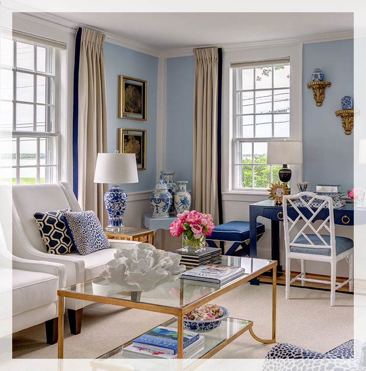 You don’t need to live by the sea to create a coastal-inspired space.