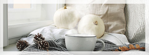 Change out the throw pillows by adding tactile soft textured pillows to your sofa or bed.