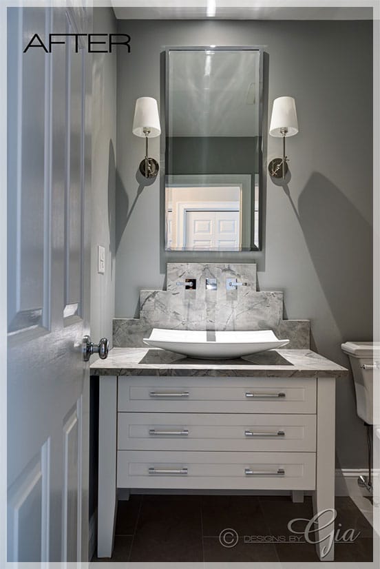 Featured Project- Half Bath - "after"