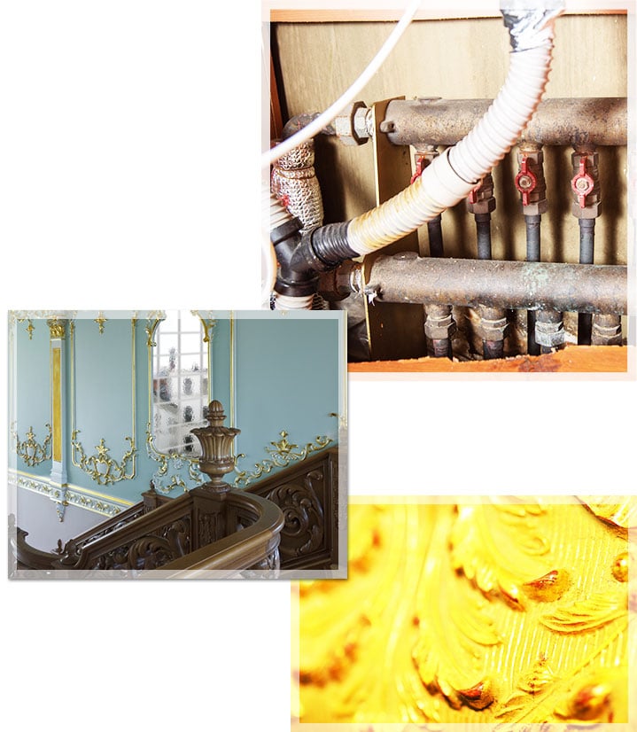 Update plumbing and hire for craftsmanship