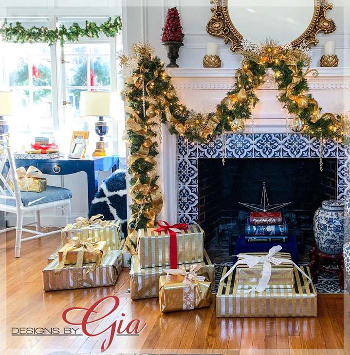 Wrapping A Christmas Gift
