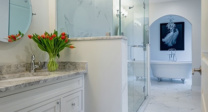 A few things to consider when thinking about a bathroom renovation.