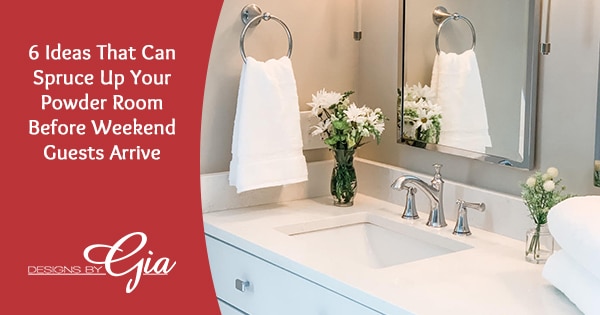 6 Ideas That Can Spruce Up Your Powder Room Before Weekend Guests ...