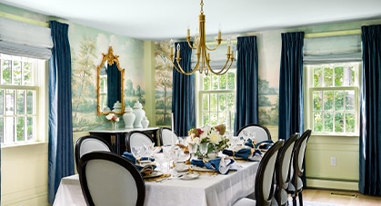 One Of Our Design and Renovation Projects- Elegant Dining Room