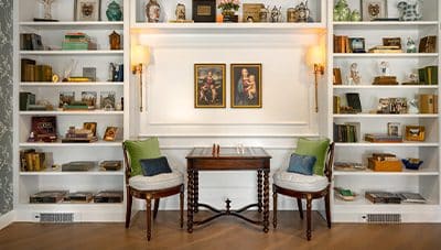 One Of Our Recent Projects- A Nostalgic Home Library