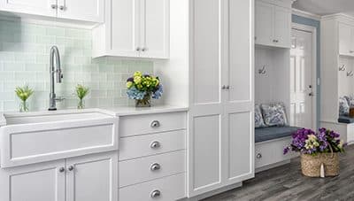 One Of Our Latest Projects-Includes a New Mudroom/Laundry Room Area