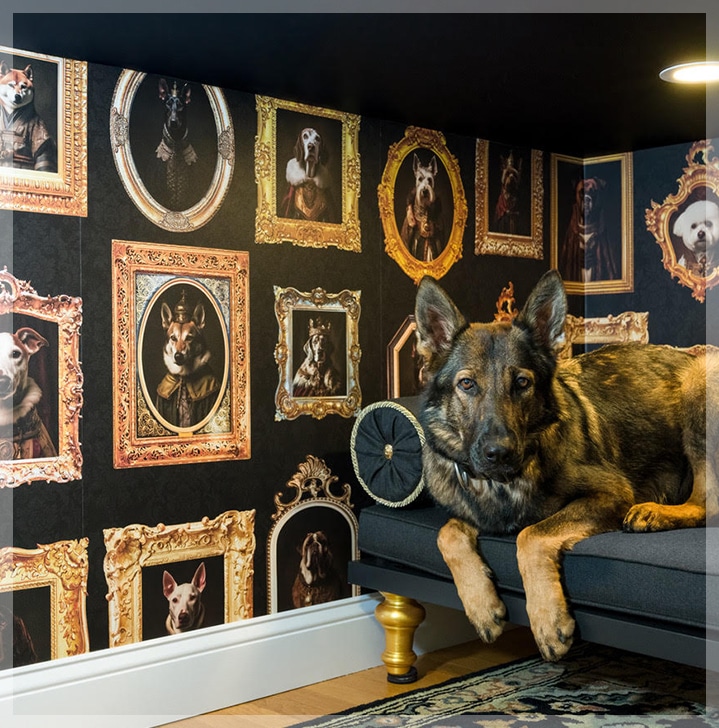 home header image One Of Our Recent Projects- Custom Doggie Lounge home header image - Christmas Decorating With A Classic Touch