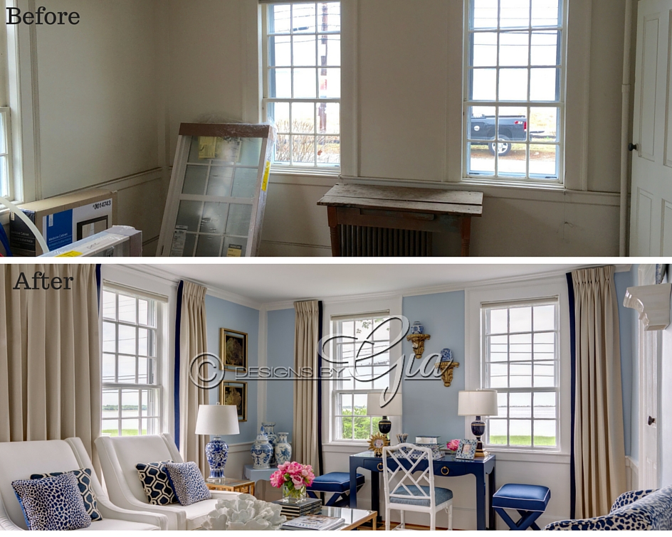 Before/After- Designer Show House Room 